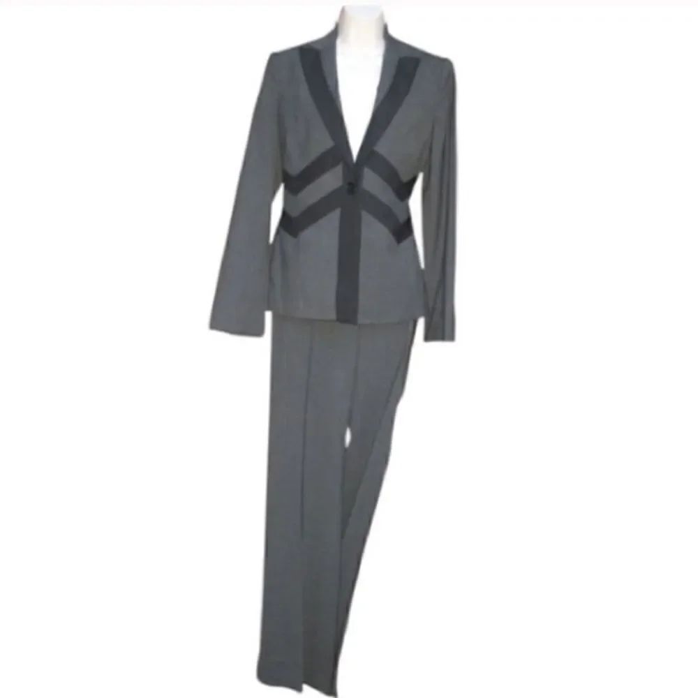 NWOT Gray Blazer Pants Jacket Suit Set